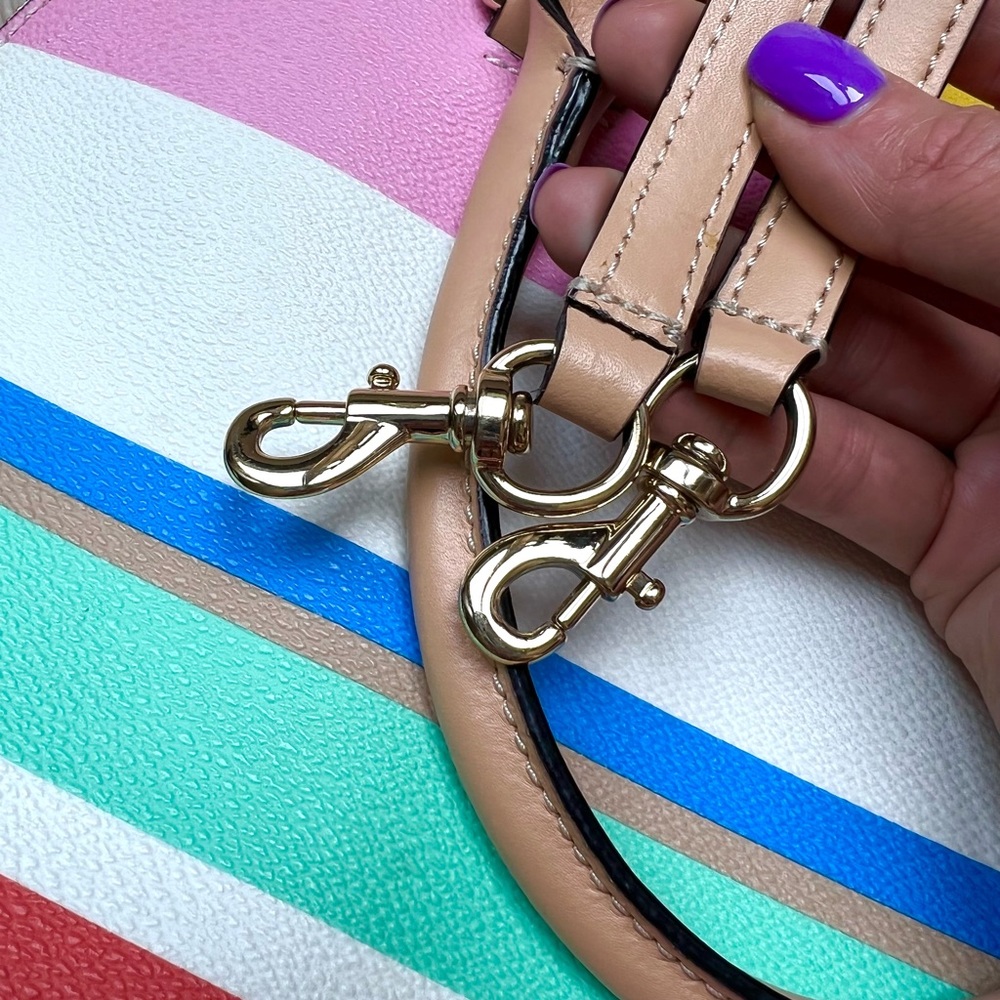 Kate Spade Multicolor Striped Satchel - Picture 12 of 12